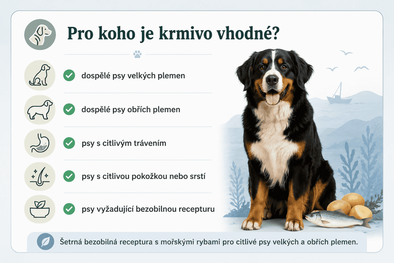Arden Grange Sensitive Grain Free pro velká plemena